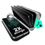 ESR Panzerglas Sichtschutz für iPhone 15 Pro, 9H, Anti-Spy, Militärischer Schutz