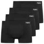 FALARY Herren Boxershorts aus Baumwolle, bequeme Retroshorts ohne Etikett