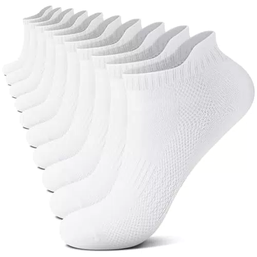 FALARY Sneaker Socken für Herren und Damen – Atmungsaktive Baumwoll Sportsocken