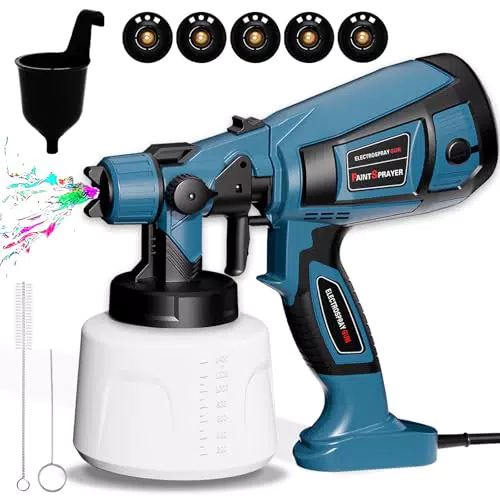 Elektrische HVLP Farbsprühpistole – Farbsprühsystem für Möbel, Wände & Zäune