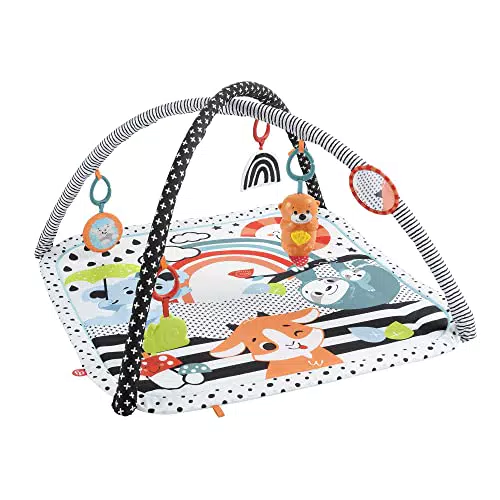 Fisher-Price Tierfreunde Spieldecke mit Musik und Licht, Modell HPF39