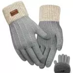 FORVEVO Winterhandschuhe Damen mit Fleecefutter und Touchscreen-Funktion