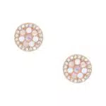 Fossil Ohrringe Edelstahl JF02906791 für Frauen, 10mm Dicke