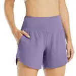 G4Free Activewear Shorts Damen Hochtaillierte Sportshorts für Yoga und Fitness