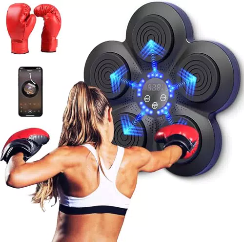 GAGAFEEL Musik Boxing Maschine mit LED, Bluetooth, Wandmontage & Schlagmodi