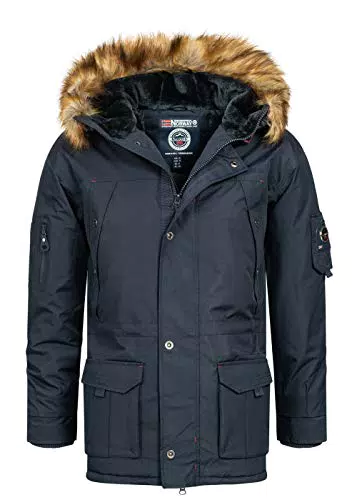 Geographical Norway Herren Parka Abiosaure 003 – Warme Winterjacke für Männer