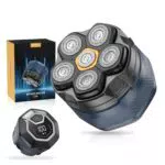 Kibiy Glatzenrasierer Herren elektrisch, wasserdicht mit LED-Anzeige und Typ-C Ladung