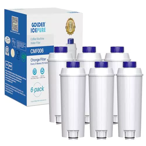 GOLDEN ICEPURE Wasserfilter kompatibel mit De'Longhi DLSC002 SER3017 5513292811