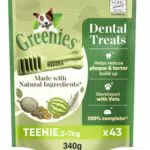 Greenies Dental Treats Original Teenie Zahnpflegesnacks für kleine Hunde