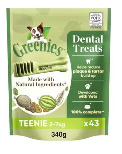Greenies Dental Treats Original Teenie Zahnpflegesnacks für kleine Hunde