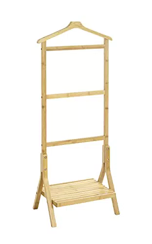 HAKU Möbel Herrendiener aus Bambus im Bohemian Style – stilvoll und praktisch