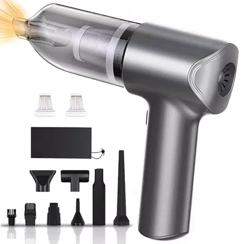 Kabelloser Handstaubsauger 4-in-1 mit Akku, HEPA-Filter & vielseitigen Aufsätzen