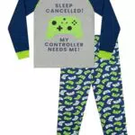 Harry Bear Jungen Schlafanzug Gaming – Bequemer Pyjama für kleine Gamer