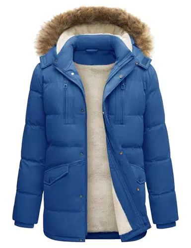 heekpek Herren Winterjacke Parka – Warm, Winddicht & Wasserabweisend mit Kapuze