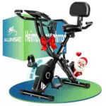 SLUNSE Hometrainer 2025 - Klappbares Ergometer für effektives Kardio-Training