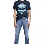 Herren Jack & Jones Slim Fit Jeans Glenn Skinny Tapered JJI Glenn ORIGINAL AM