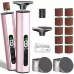 Elektrischer Hornhautentferner mit LED-Display & 9 Geschwindigkeiten, wiederaufladbar