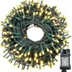iShabao Lichterkette Außen Weihnachtsbaum, LED Lichterkette wasserdicht mit Timer