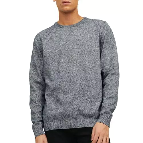 JACK & JONES JJEBASIC Herren Strickpullover Rundhals Langarm Basic Sweater