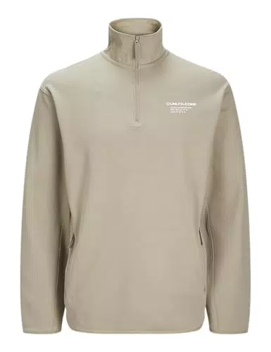 JACK & JONES JCOAERO Sweatshirt mit halbem Reißverschluss für Herren