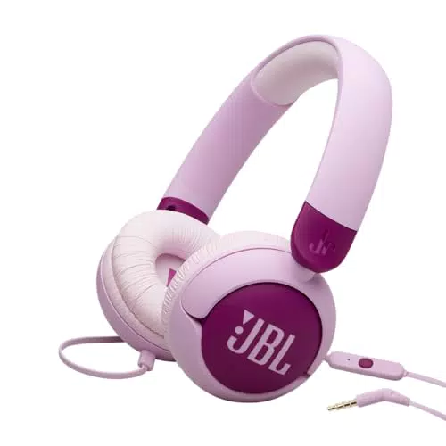 JBL Junior 320 On-Ear-Kopfhörer mit Mikrofon für Kinder, Safe Sound, Kabel