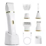 jianyana Damenrasierer Elektrisch IPX7 Wasserdicht für Gesicht, Beine & Achseln