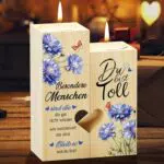 KAAYEE Herzförmiger Kerzenhalter – Geschenkidee für Frauen und Freundinnen