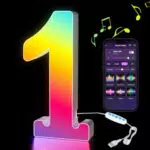 LED Buchstaben Lichter mit APP-Kontrolle und USB-Netzteil – Dimmbar für Dekoration