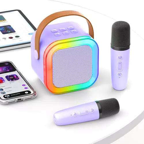 Karaoke Maschine für Kinder mit Mikrofon – Ideales Geschenk und Musikspielzeug