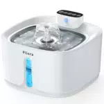 Kabelloser Katzenbrunnen mit Bewegungsmelder, Akku, Edelstahl & Filtersystem