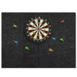 KEAGAN Dartboard Wandschutz aus Filz, selbstklebende Wandumrandung für Darts