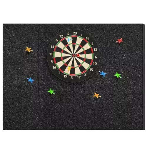 KEAGAN Dartboard Wandschutz aus Filz, selbstklebende Wandumrandung für Darts