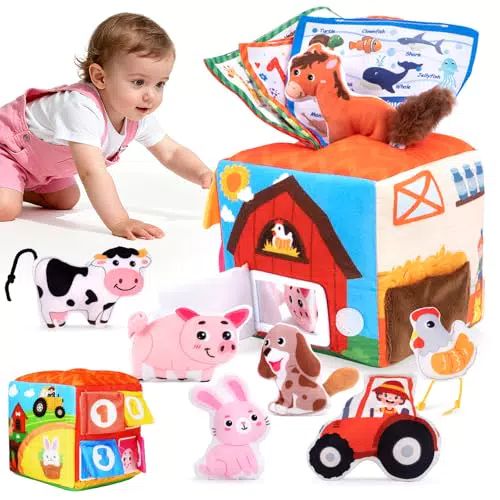 Kidmance Musikmatte für Babys mit Klavier, Trommel und Meeres-Tieren