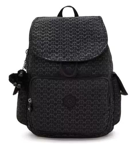 Kipling City Pack Mittelgroßer Rucksack Signature Emb – Praktischer Tagesrucksack
