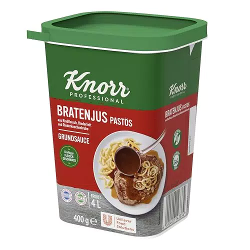 Knorr Bratenjus Pastös – Vielseitige Bratensoße und braune Soße für Fleischgerichte