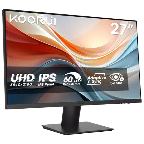 KOORUI E2711F Monitor 27 Zoll FHD, 100Hz, Adaptive Sync, HDMI, Eye Care, VESA