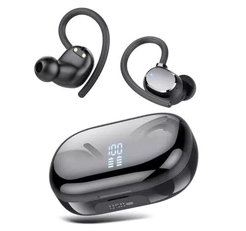 Kabellose Bluetooth In Ear Kopfhörer mit Noise Cancelling & LED Anzeige, IP7 Wasserdicht