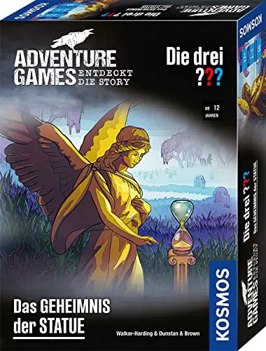 KOSMOS Adventure Games Die drei ??? Das Geheimnis der Statue Brettspiel ab 12 Jahren