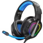 Krysenix PG2 RGB Gaming Headset mit Mikrofon, Noise Cancelling für PS4, PS5, PC