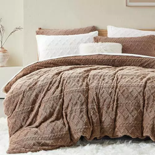 Lanqinglv Plüsch Bettwäsche Set aus Fleece Flanell – Flauschig & Warm für Winter