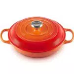 Le Creuset Signature Gusseisen Gourmet-Profitopf rund, 26 cm, induktionsgeeignet