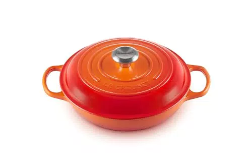 Le Creuset Signature Gusseisen Gourmet-Profitopf rund, 26 cm, induktionsgeeignet