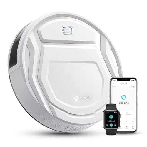 LEFANT M210P Saugroboter mit WLAN, Alexa & App, ideale für Tierhaare und Hartböden