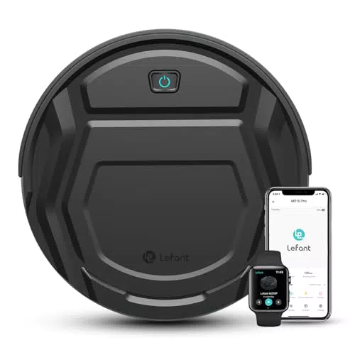 LEFANT M210P Staubsaugerroboter mit WLAN, Alexa, leise, ideal für Tierhaare