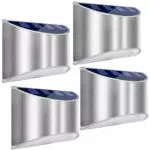 LeiDrail Solarlampen für Außen Edelstahl LED Solarleuchte wasserdicht Garten