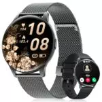 LIGE Smartwatch Damen – AMOLED Display, Telefonfunktion & Fitness Tracking