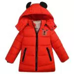 linboo Jungen Winterjacke mit Kapuze – Winddichter, warmer Wintermantel für Kinder