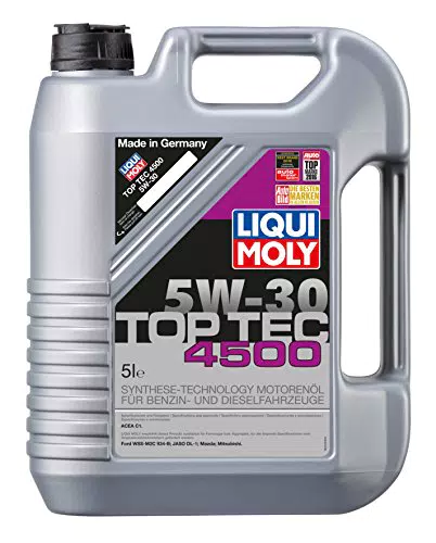 LIQUI MOLY Top Tec 4500 5W-30 Motoröl mit Synthesetechnologie
