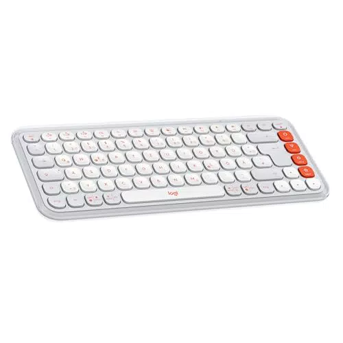 Logitech POP ICON KEYS kabellose Bluetooth-Tastatur mit programmierbaren Tasten
