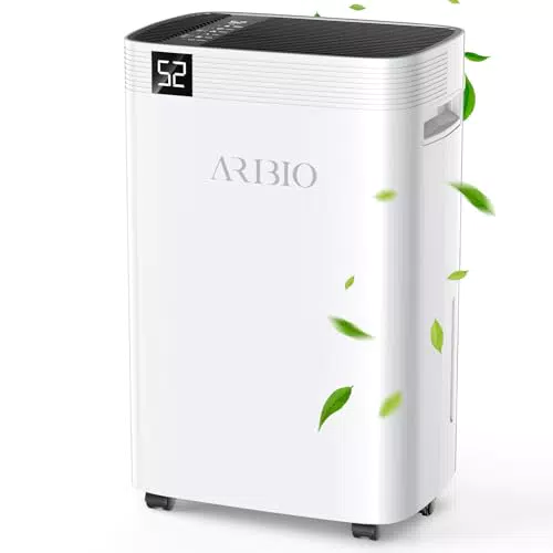 Elektrischer Luftentfeuchter mit Wäschetrocknung und Timer für Wohnung & Keller